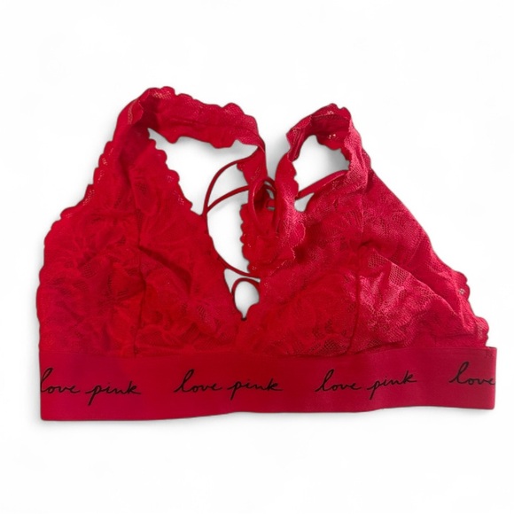 PINK Victoria's Secret Scarlet Lace Bralette - Picture 1 of 2